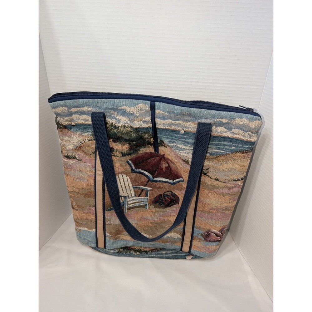 Kay King Tapestry Print Tote Shoulder Beach bag Made in the USA 16.5x15x4